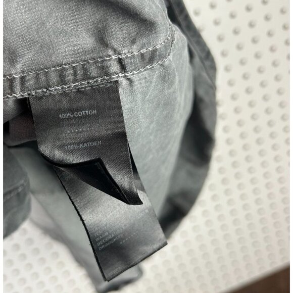 Harley Davidson Motorcycle Mechanic Shirt XL Short Sleeve Gray Faded Work Wear - Picture 5 of 7